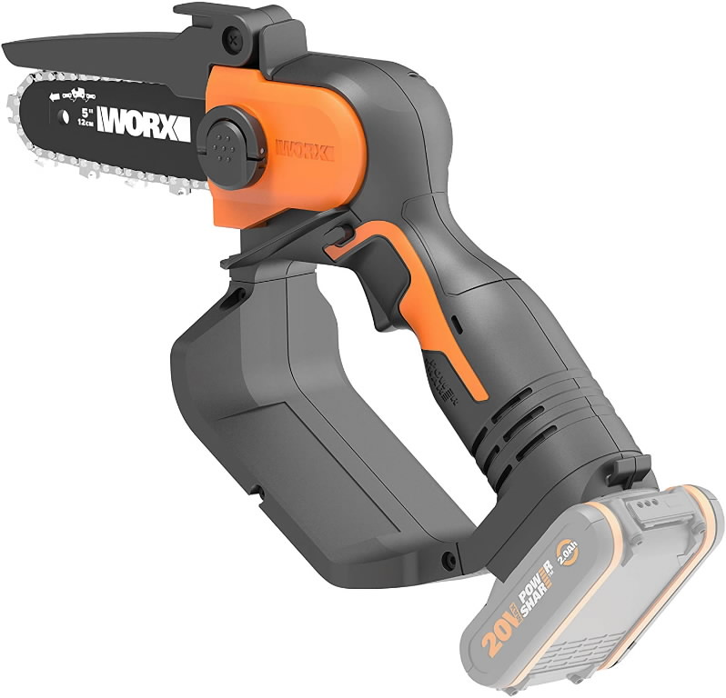 Handsaw WG324E.9, 20V / 2,0Ah, Worx Cordless chain saws