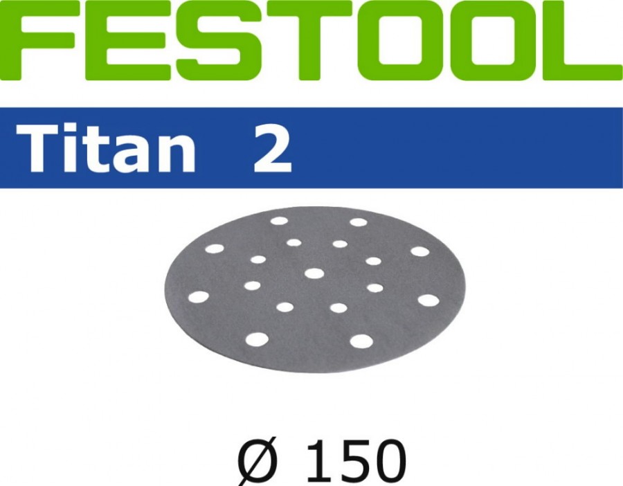 Šlifavimo  diskas TITAN 2 STF D150/16 / P400 / 100vnt 