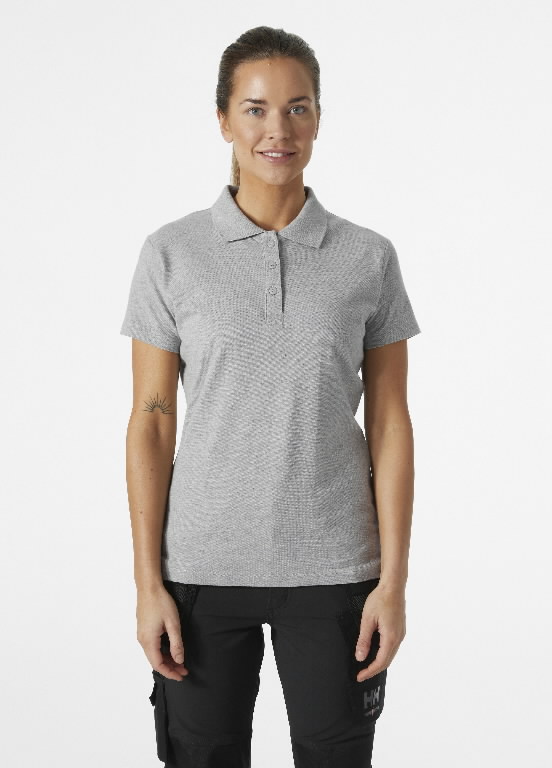 Polo marškinėliai Manchester, moteriški, pilka XL 4.