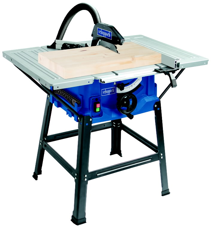 Table saw HS 100S, with legs with extra sawblade, Scheppach