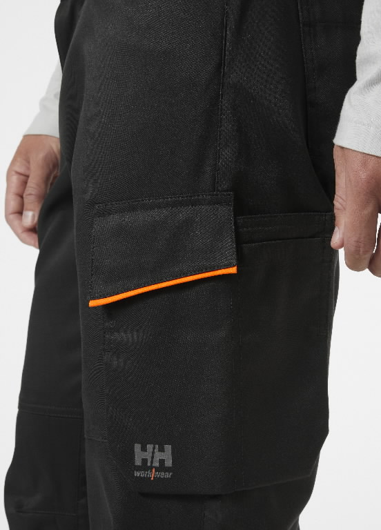 Work pants Uc-me Work, hi-viz, CL1, orange/black C50 4.