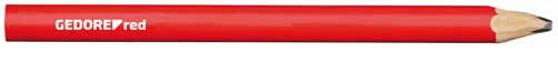 Pieštukas 175mm, raudonas, 12vnt R90950012 