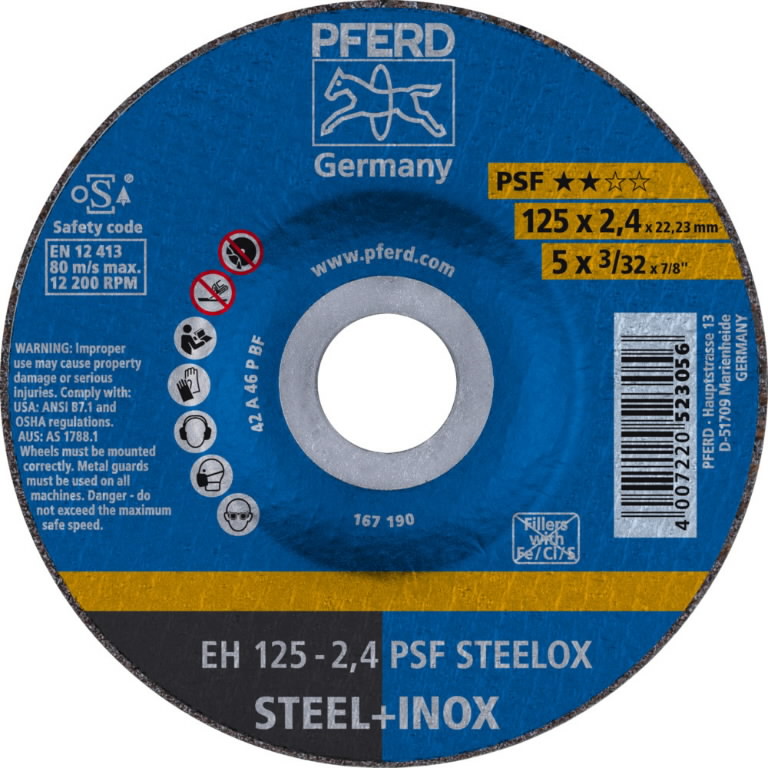 Lõikeketas PSF Steelox EH 125x2,4mm