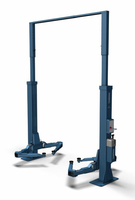 2-post lift POWER LIFT HF 3S 5000 DG, RAL5001, Nussbaum