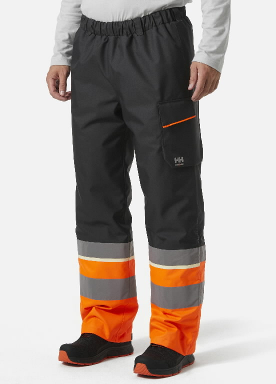 Winter pants Uc-me hi-viz, CL1, orange/black 5XL 5.
