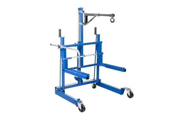 Wheel trolley for vans, trucks and buses WTA500, AC-Hydraulic