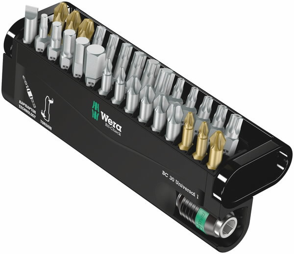 Bit set 30 pcs universal BC, Wera