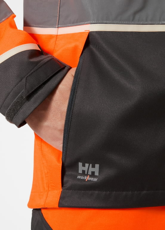 Jacket Uc-me CL3 stretch, orange/black XS 3.