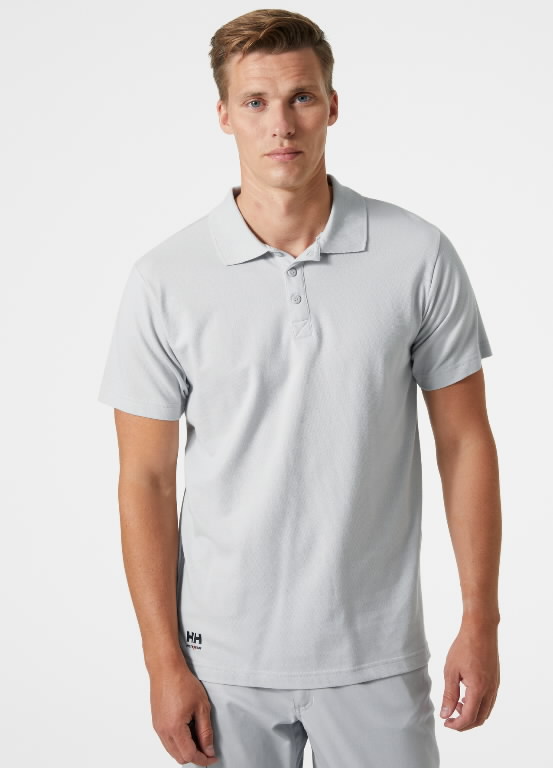 Polo marškinėliai Manchester, šviesiai pilka 3XL 5.
