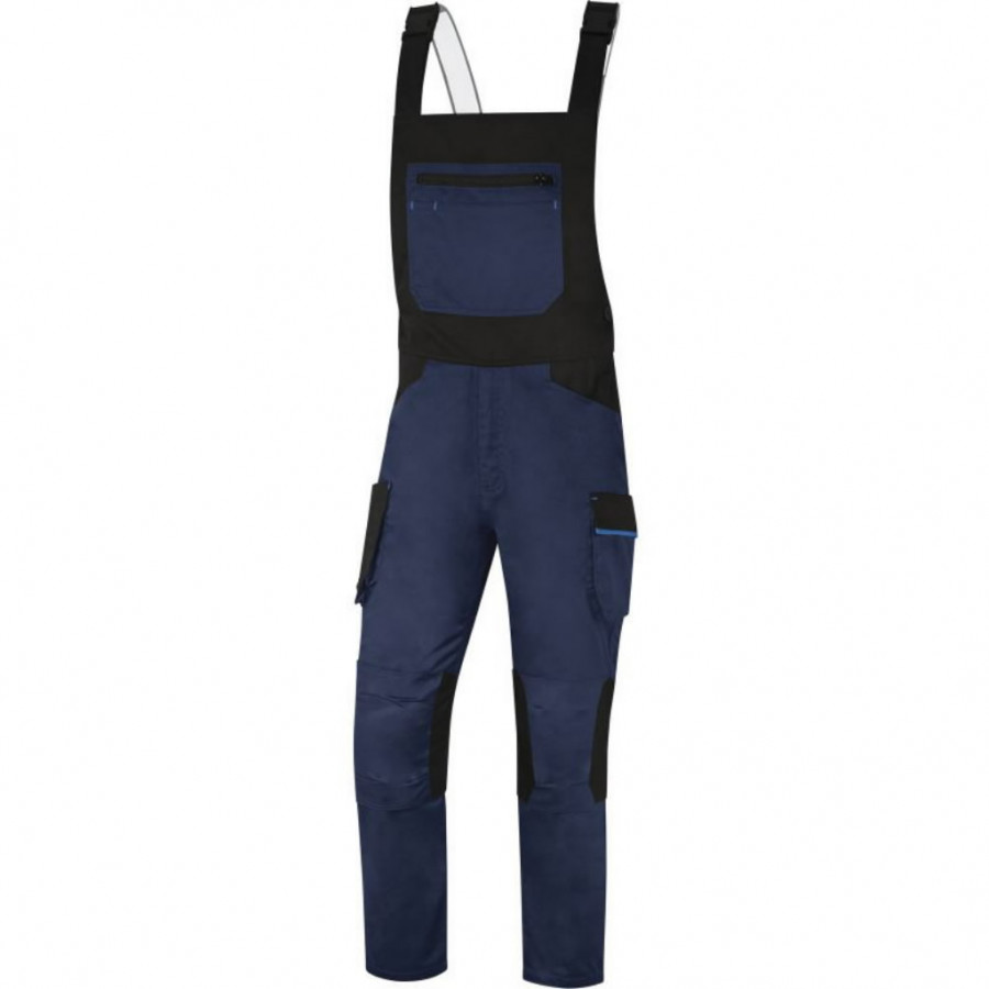 Working dungarees Mach2, navy blue/royal blue 3XL