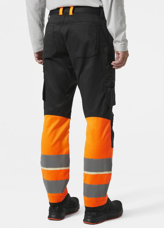 Work pants Uc-me Work, hi-viz, CL1, orange/black C50 6.