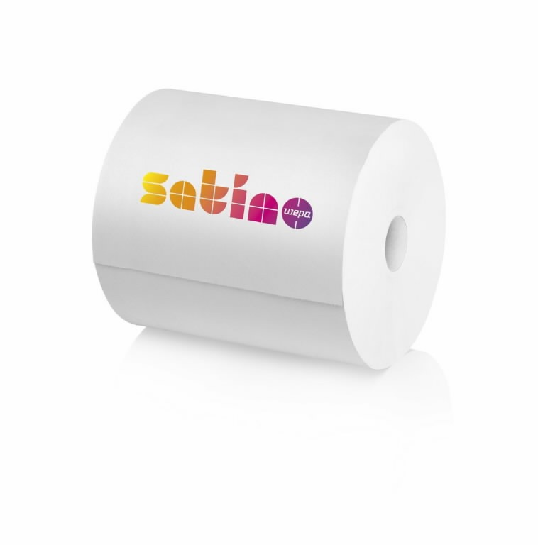 Paper towel rolls Wepa Comfort, 2- ply, 525 m, Satino