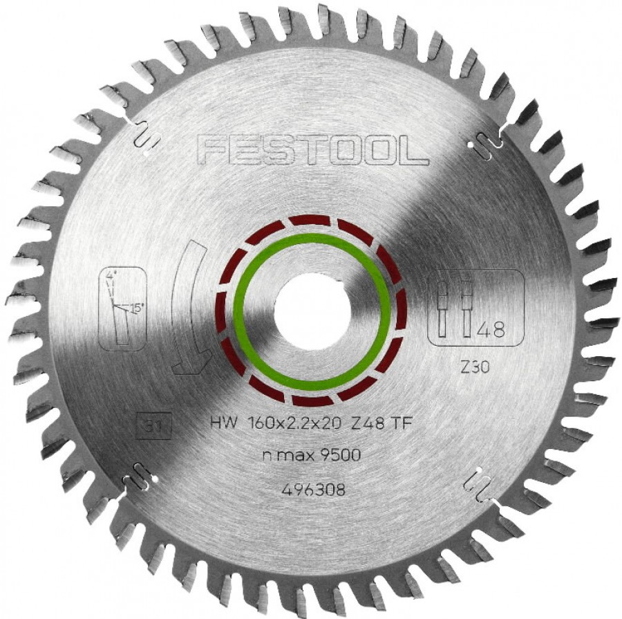 Panther Saw Blade Hw 160x2 2x20 Tf48 4 For Laminate Festool