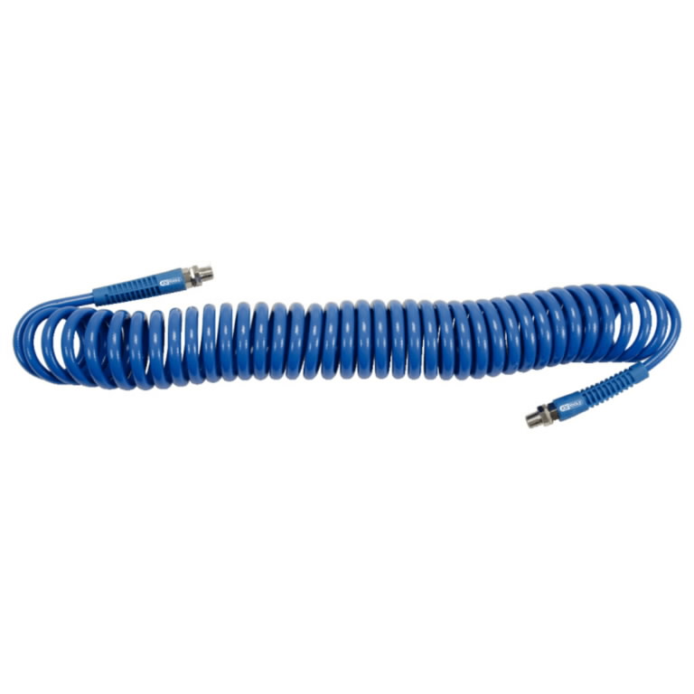PU compressed air spiral coiled tube 12bar 10mm 