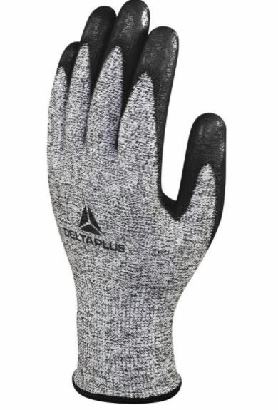 Gloves knitted Nitrile, Cut level D, 3 pairs in pack 9