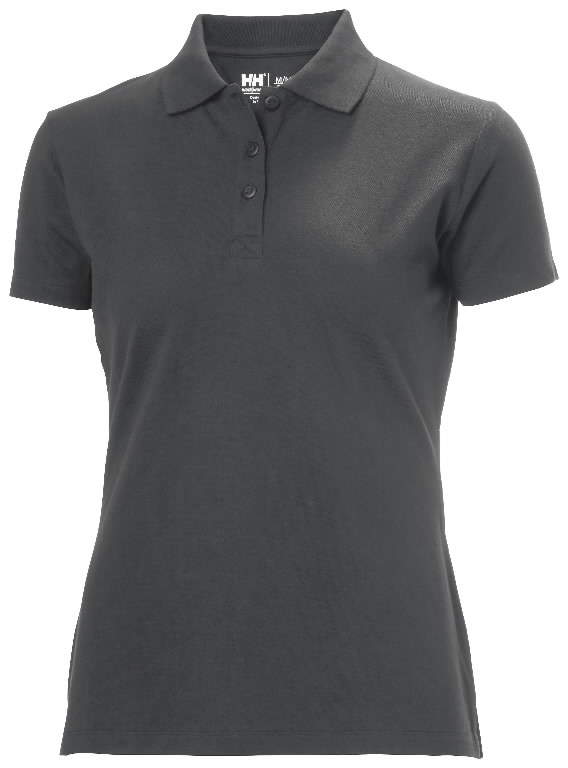 Polo marškinėliai Manchester, moteriški, tamsiai pilka XL