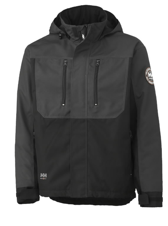 Žieminė striukė BERG, juoda/pilka M, Helly Hansen Workwear