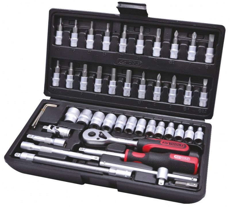 Muciņu komplekts 1/4´´ CLASSIC, 48 gab., KS Tools