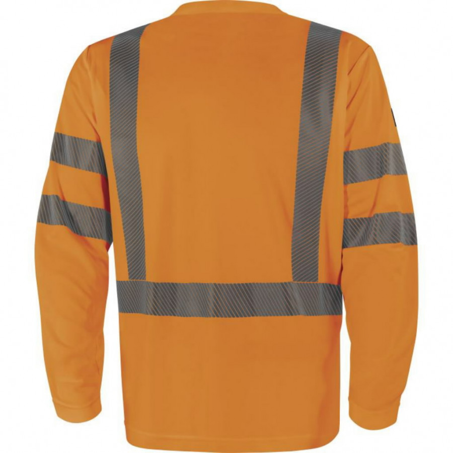Hi-vis T-shirt long sleeves Cosmos, polyester, orange 2XL 2.