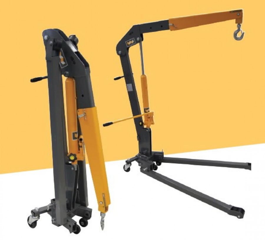 Foldable engine crane 1T, Winntec Cranes
