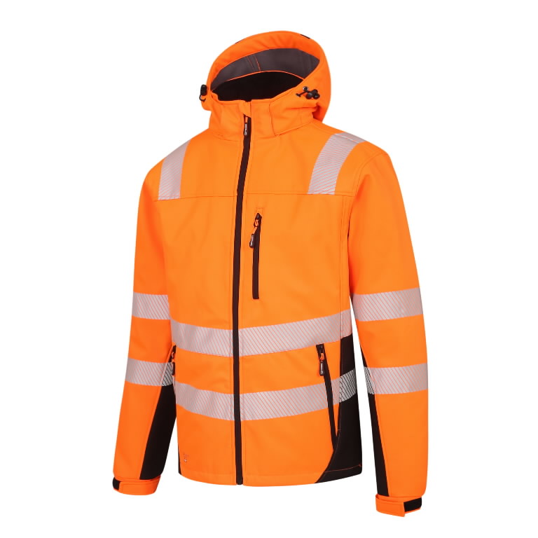 Winter softshell jacket Hi-Vis Calgary, orange XL, Pesso - Hi-vis ...