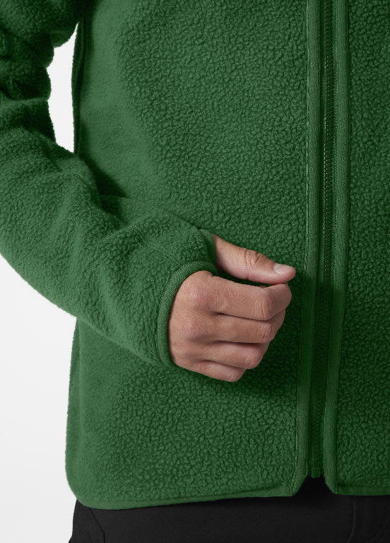 Džemperis fleece Heritage Pile, su gobtuvu, žalia 2XL 3.