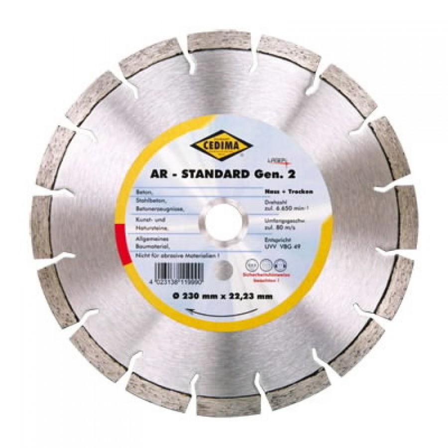 Diamond cutting disc AR-Standard2 300mm, Cedima