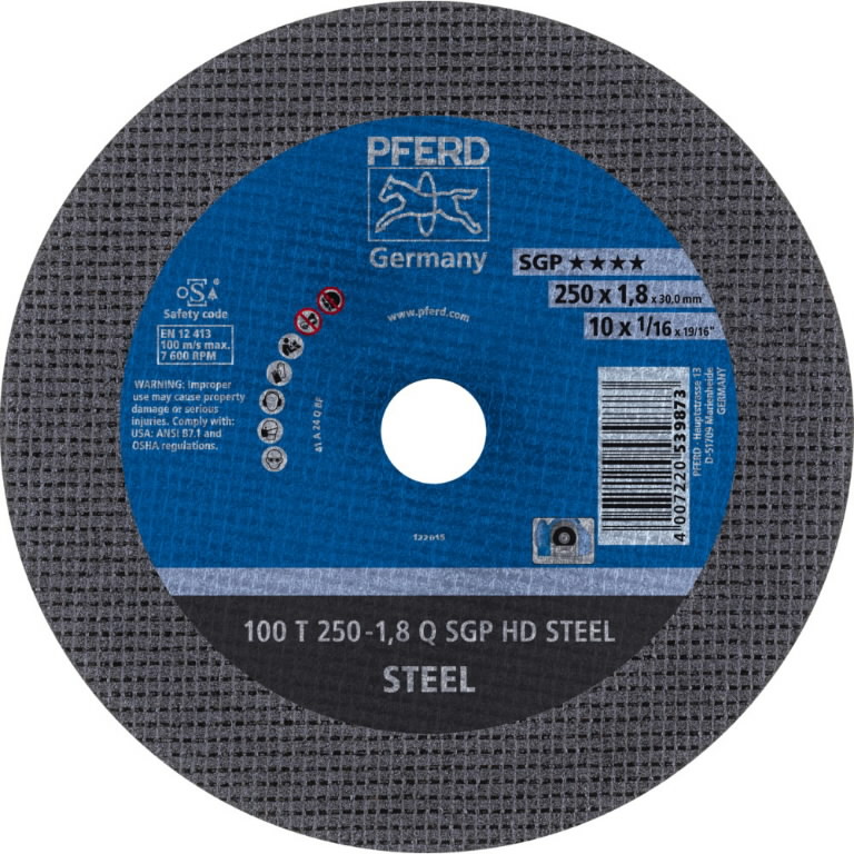 Metallilõikeketas SGP HD Steel 250x1,8/30mm, Pferd