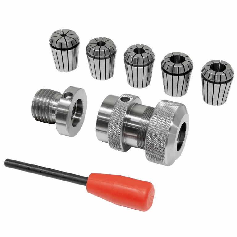 Collet chuck system for woodturning lathes M 24 / M 33, 6 pc  2.