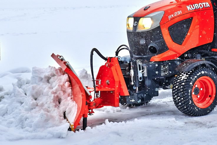 Lumesahk P1250, 1,25 m, A-raamile, B1, BX, EK1, Kubota