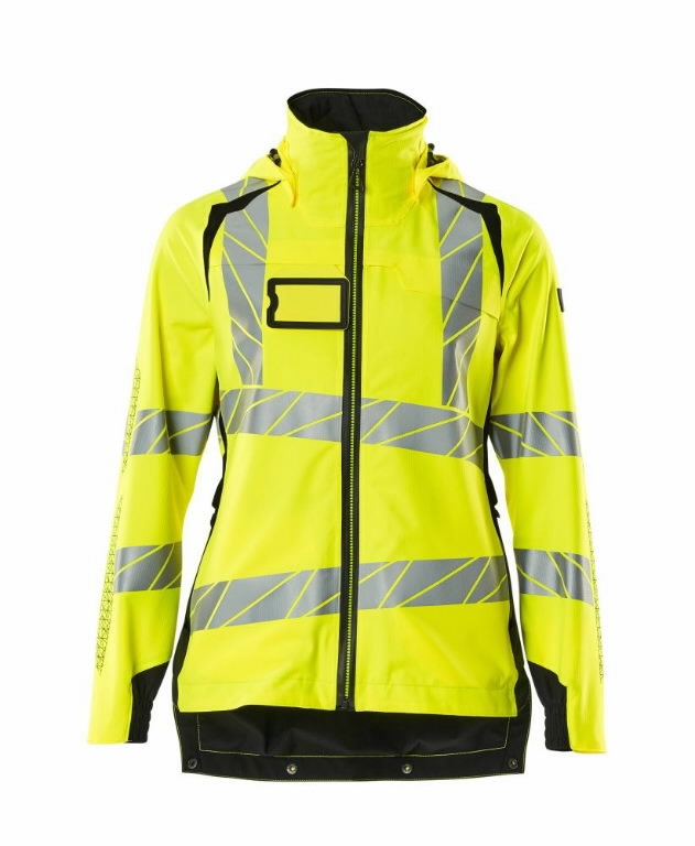 Shell Jacket ACCELERATE SAFE, women, hi-vis yellow/black 5XL
