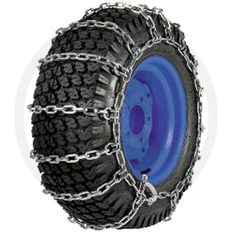 Snow chains Pack of: 2, 8"-10", Granit