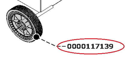 Wheel d=250mm for MobileGo 