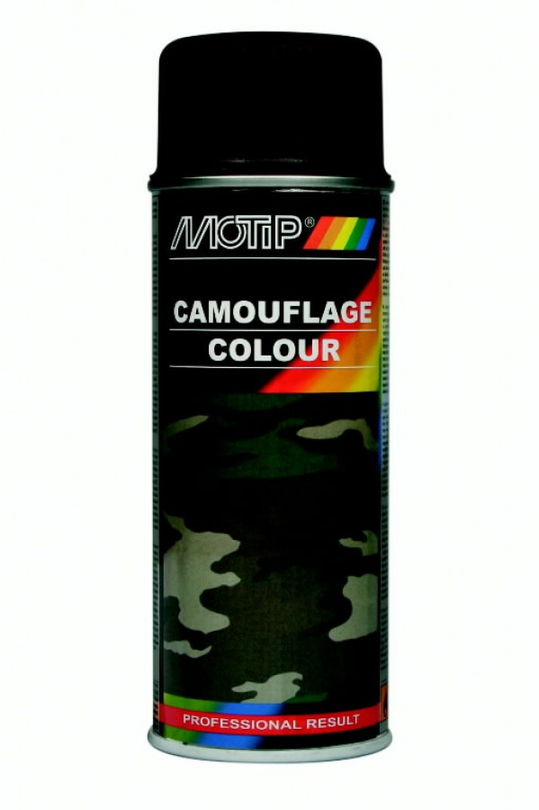 Purškiami dažai MOTIP Camouflage RAL 8027 brown 400ml