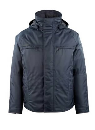Winter jacket  hood Frankfurt dark navy L, Mascot