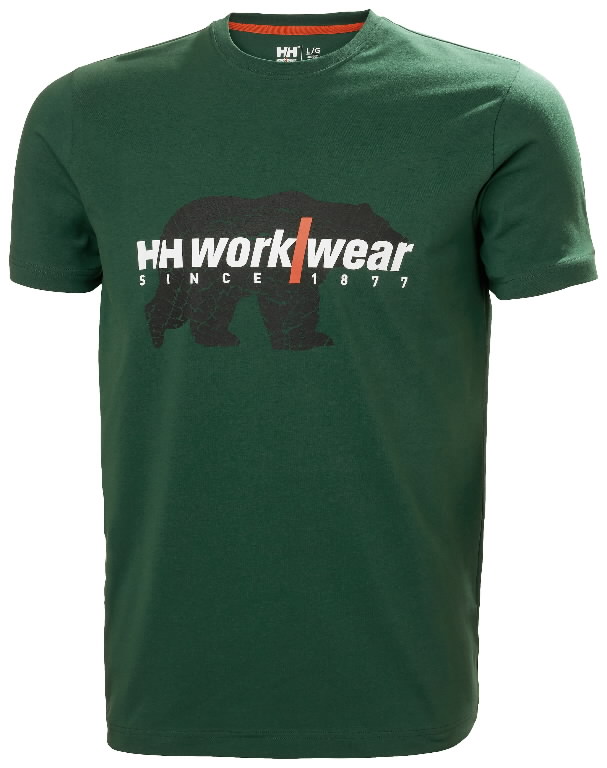 Marškinėliai Graphic, green 4XL