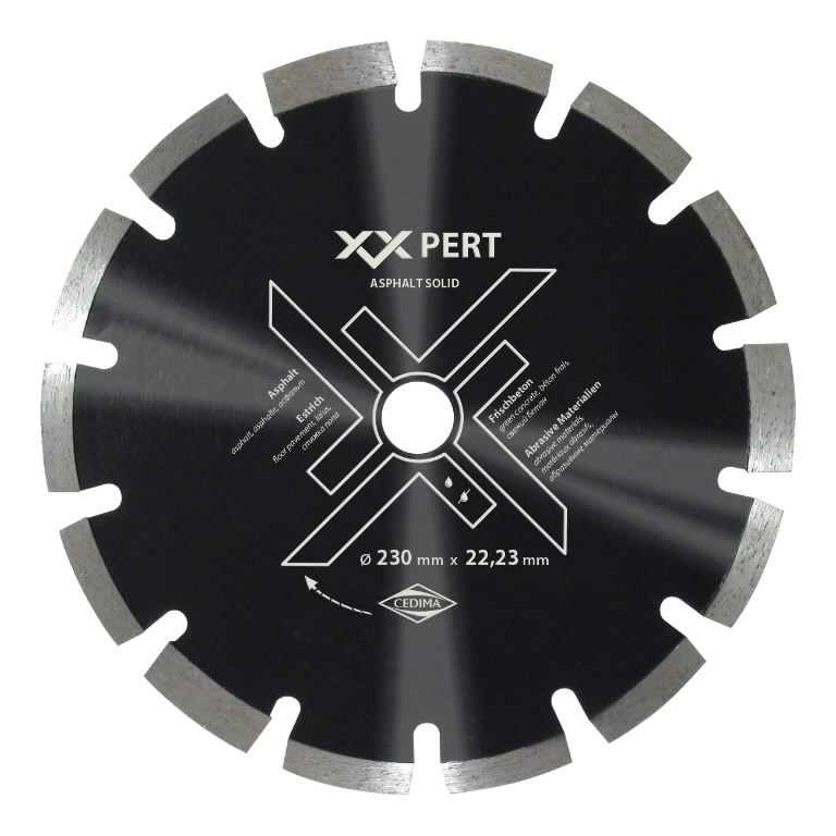 Deimantinis diskas Asphalt Solid 300/20mm