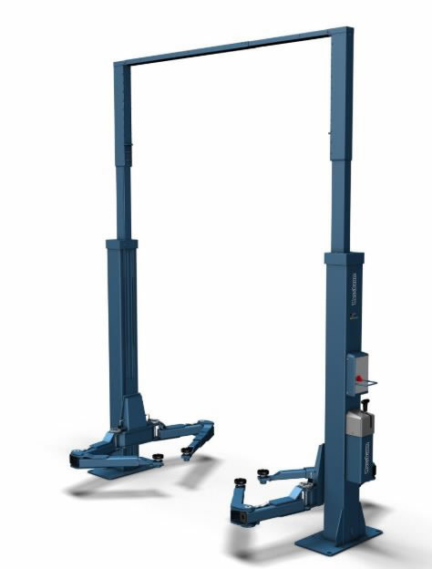 2-post tõstuk POWER LIFT HF 3S 5000 DG, E-Set, RAL5001, Nussbaum