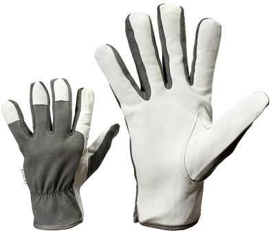 leather cotton gloves
