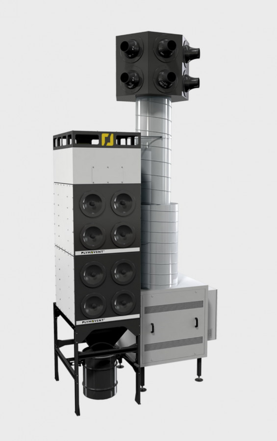 Welding fume filtration system MDBDiluter Pro (W3), Plymovent