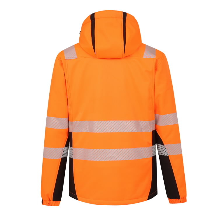 Softshell-takki Calgary vuorattu huomioväri, oranssi XL, Pesso 4.
