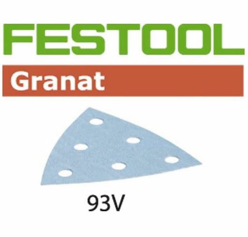 Šlifavimo popierius STF V93/6 P40 GR/50 Granat 50 vnt., Festool