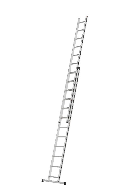 Combination ladder, 2x12 steps, 3,43/5,95m 70046, Alu-Pro