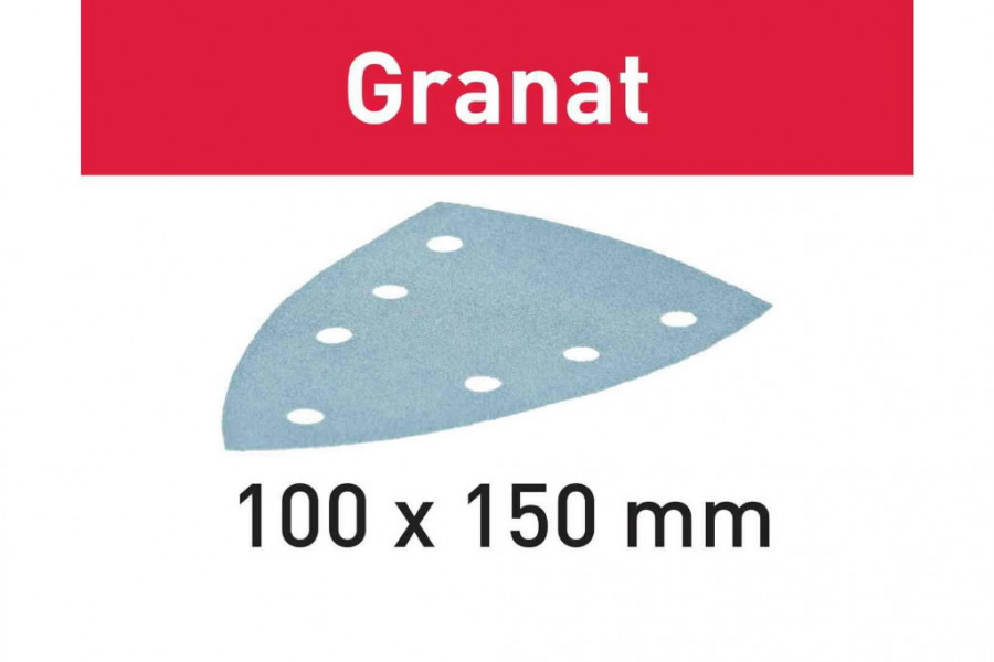 Lihvpaberid GRANAT / Delta 100x150/7 / P80 / 10tk 