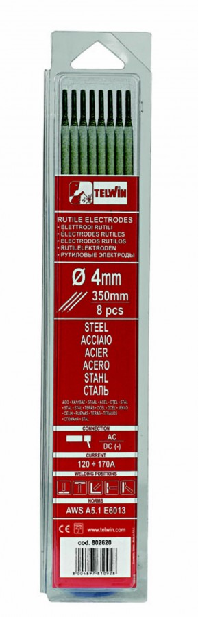 Suvirinimo elektrodas Rutile 4,0x350mm 8vnt. 