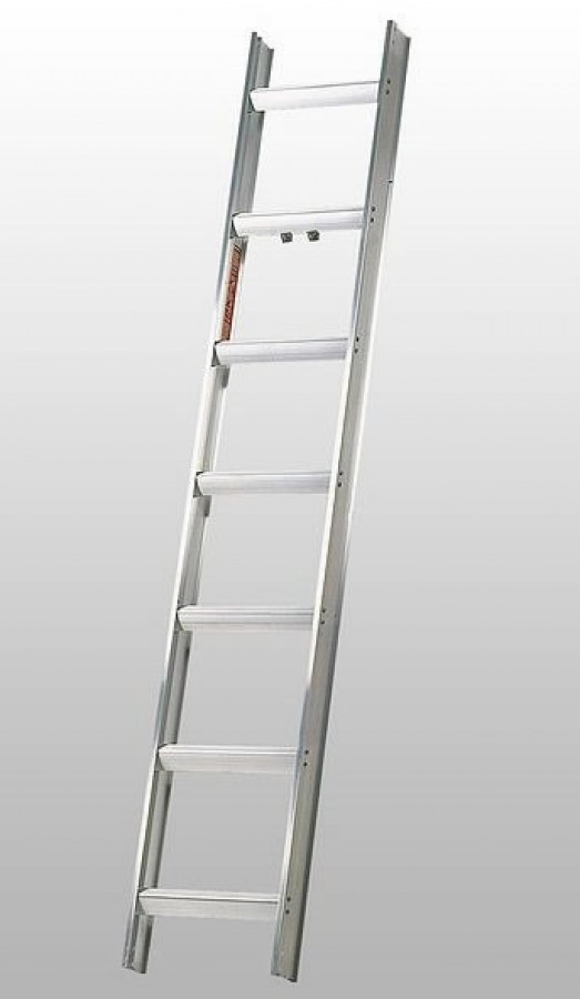 Roof ladder 10 steps 2,8 m 4095, Hymer