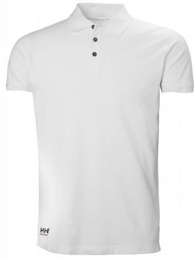 Polo marškinėliai Manchester, balta L
