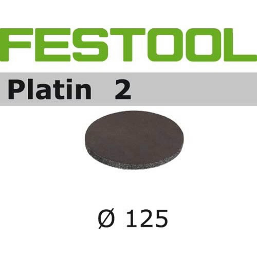 Sanding sheet PLATIN 2 / STF D125 / S500 / 15pcs, Festool