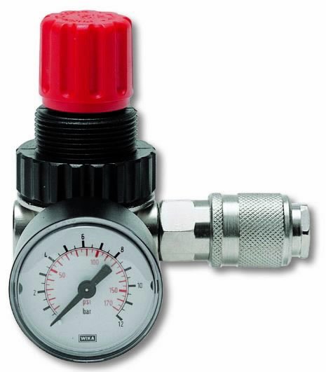 Pressure reducing valve with pressure gauge RP182R 1/4´´F 