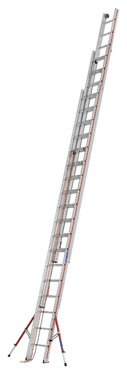 Rope operated ladder 3x18 steps 5,30/12,30m 6261 10.